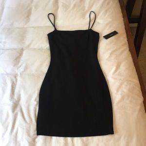 Lulu’s black body con dress